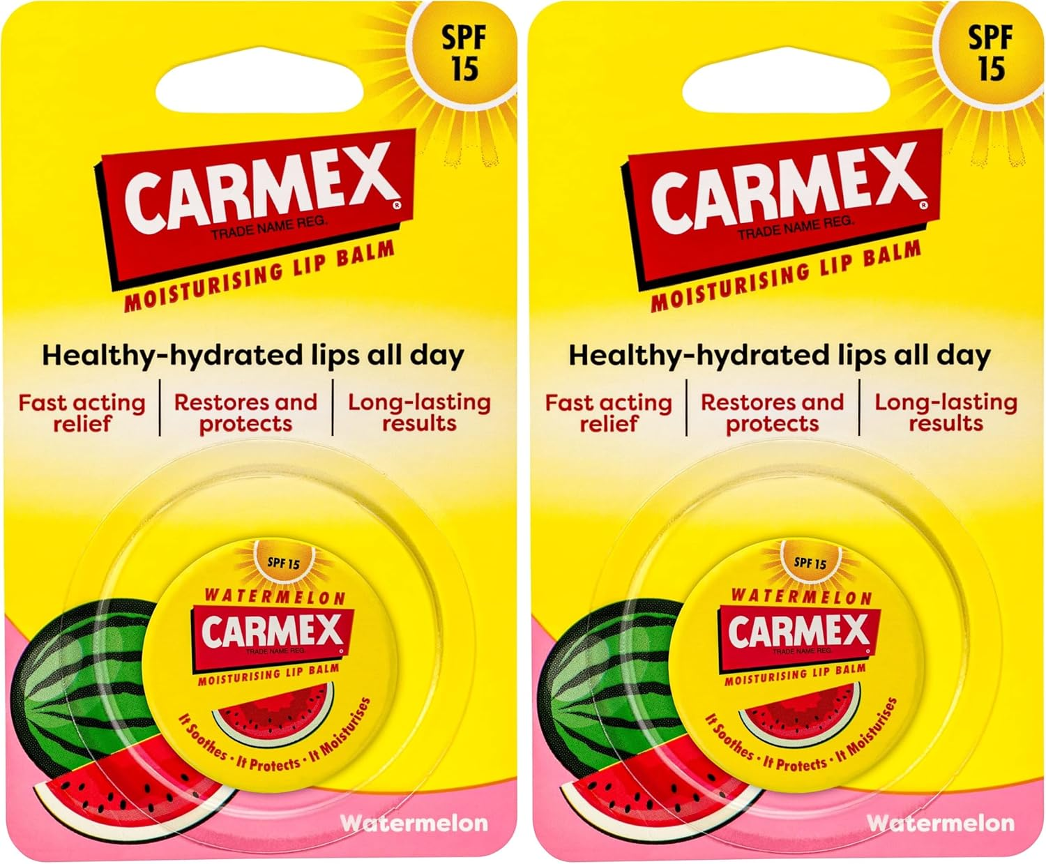Carmex Strawberry Click Stick SPF 15, 4.25G