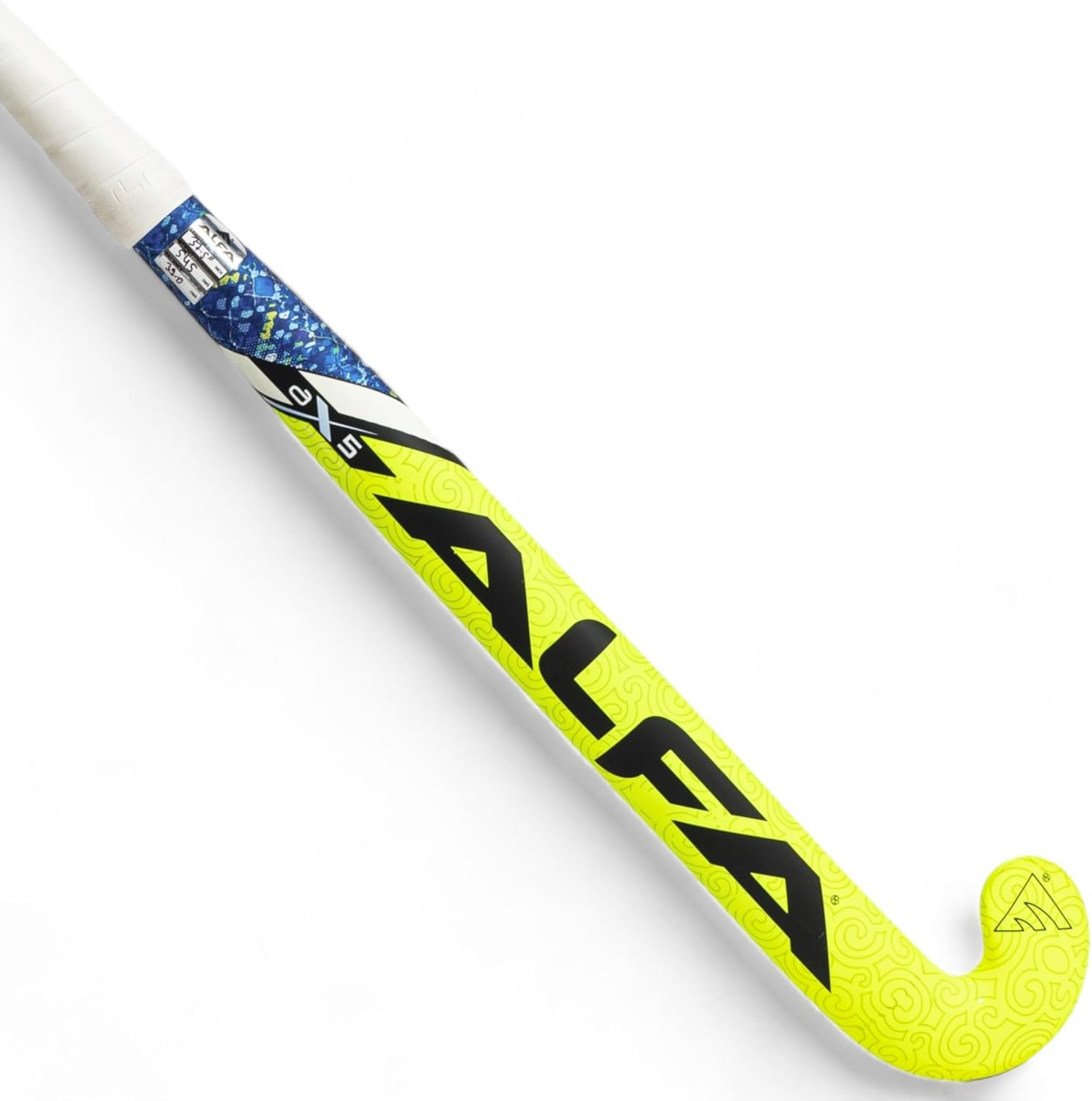 Alfa AX7 Hockey Stick | 70% Carbon Composite | Unisex | Optimised Lightweight Design | Durable High-Performance Stick | Versatile for All Playing Styles | Comes with Stick Bag