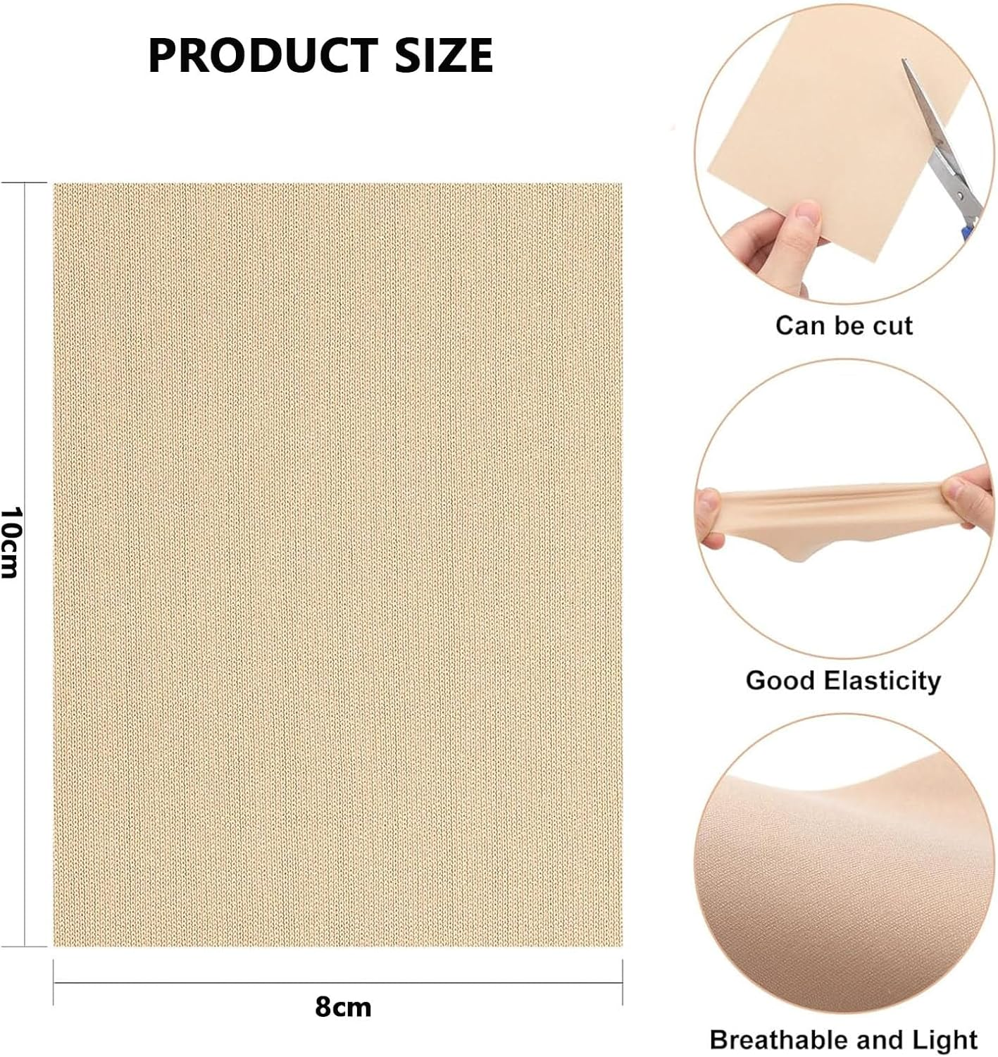 SYGELER Professional Tattoo Cover Tape 10PCS | Ultra-Thin Skin Tone Concealer Patches (8X10Cm) | Waterproof & Breathable for Scars/Birthmarks | Flawless Body Makeup for Weddings/Work image number 5