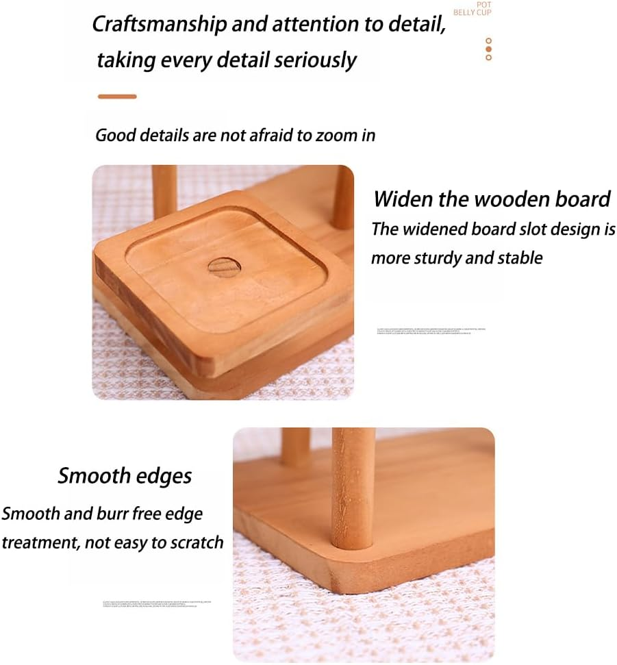 Display Rack Ladder Solid,Table Top Plant Stand Indoor Small 5 Tier Wood Tabletop,Multipurpose Counter Top Display Shelf for Livingroom,For Desk, Desktop, Outdoor Patio Garden Decoration