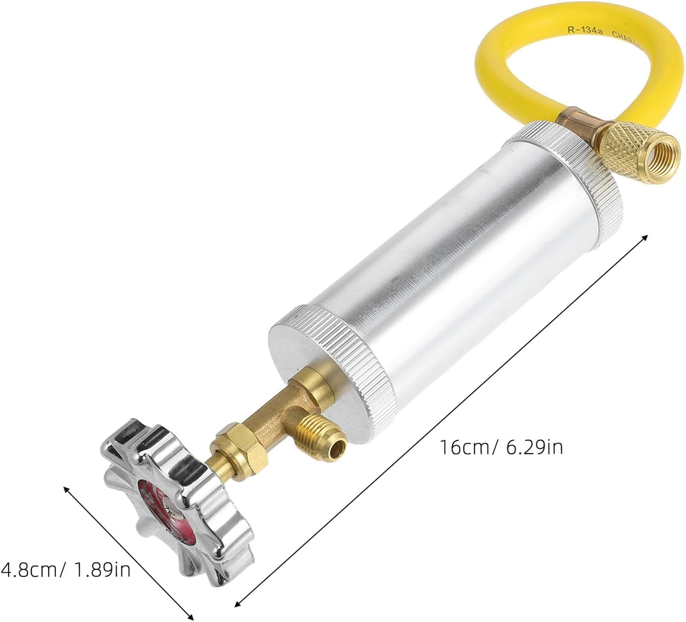 Gatuida Ac Oil Injector Tool for Automotive Refrigerant Oil Charging with Snap Quick Coupler, Precision Dye Injection Pump for Car Air Conditioning System Leak Detection And image number 3