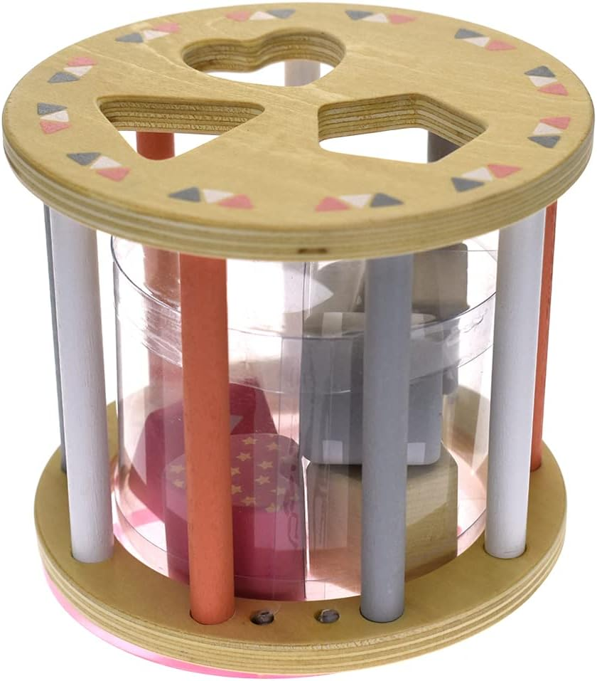 Kaper Kidz Calm and Breezy Rolling Shape Sorter, Pink image number 1