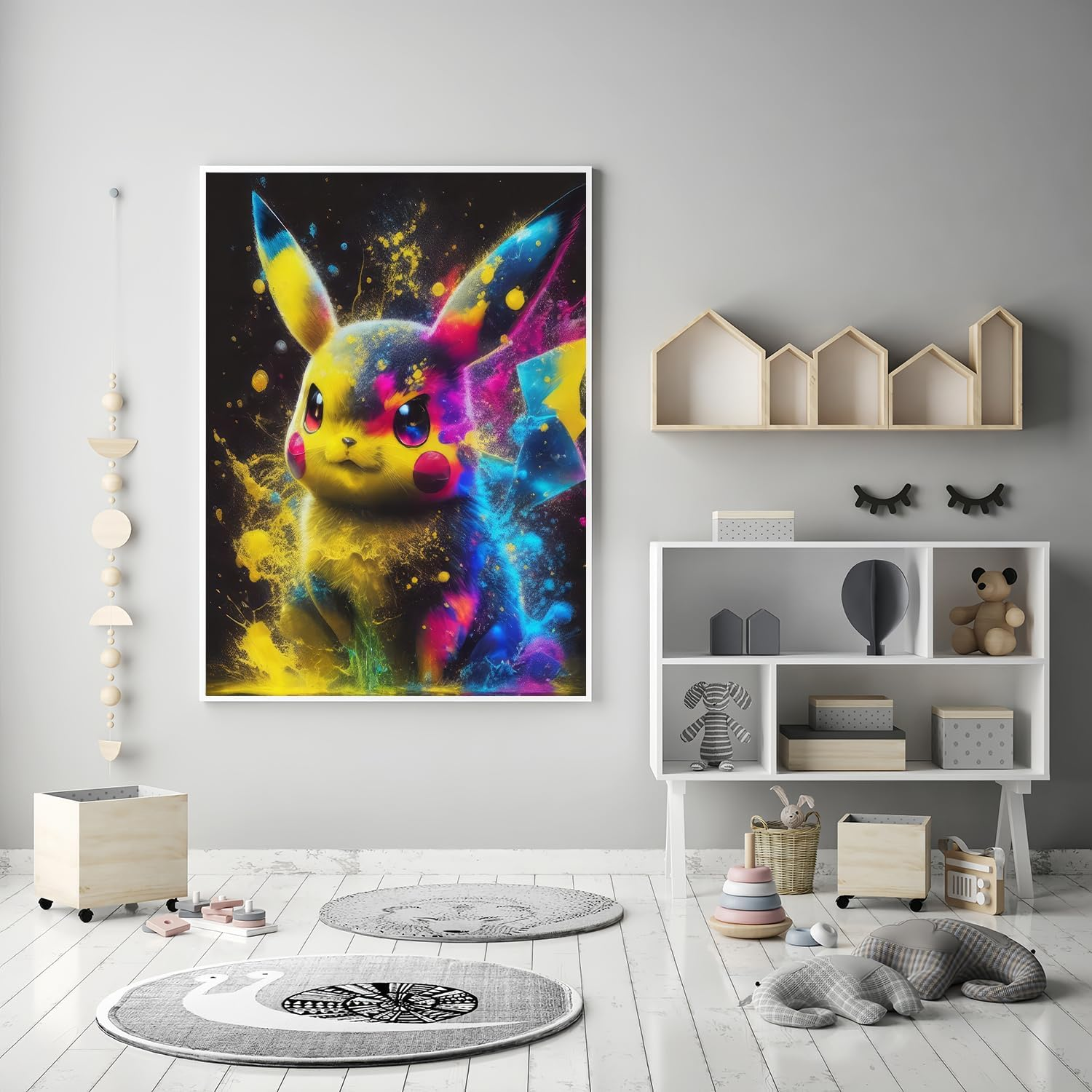 Paint by Numbers for Adults, Children, Wrinkle-Free Canvas Pictures, Cartoon Anime DIY Painting Kit with Brush and Acrylic Paint, as a Gift, Large Canvas for Wall Decoration, 40 X 50 Cm image number 4