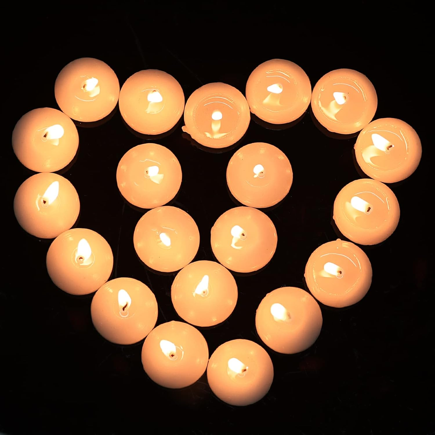 20 Pcs Floating Candles Centerpieces, 1.5 Inch Unscented Floating Candles Small Decoration for Valentine'S Day, Thanksgiving, Wedding, Holiday, Parties and Home Decor image number 5