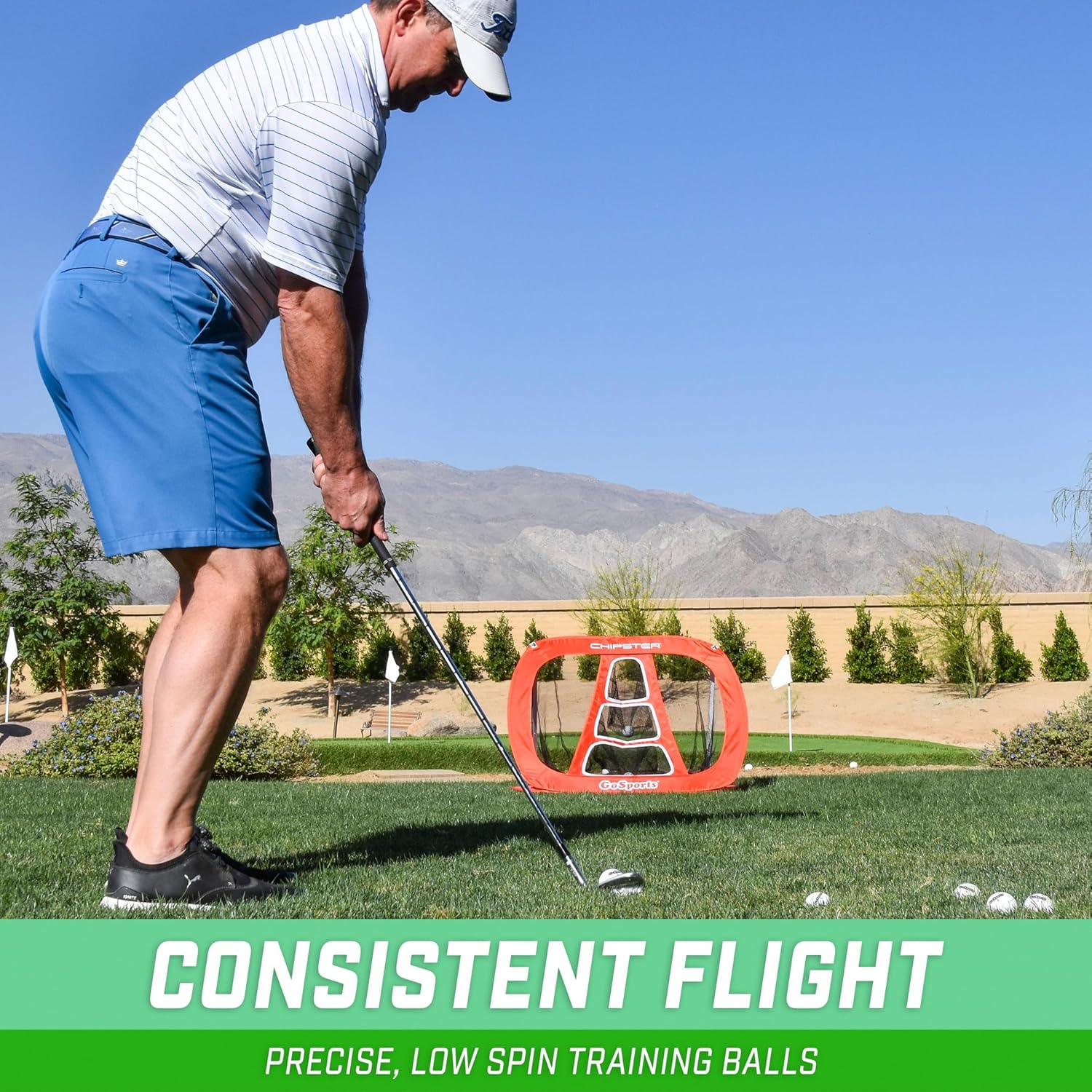 Gosports All Purpose Golf Balls for Play or Practice - 32 Pack with Tote Bag, White