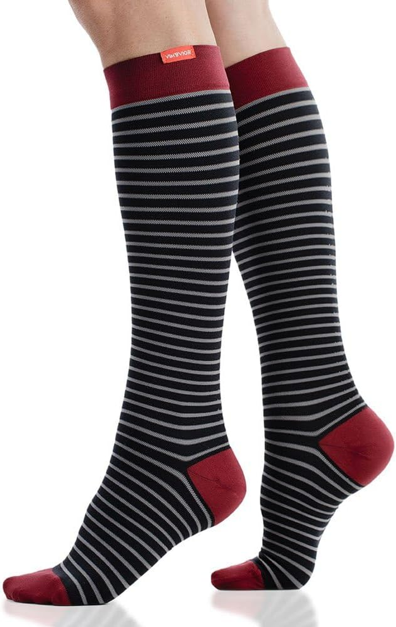 VIM & VIGR 30-40 Mmhg Medical Grade Compression Socks for Women & Men