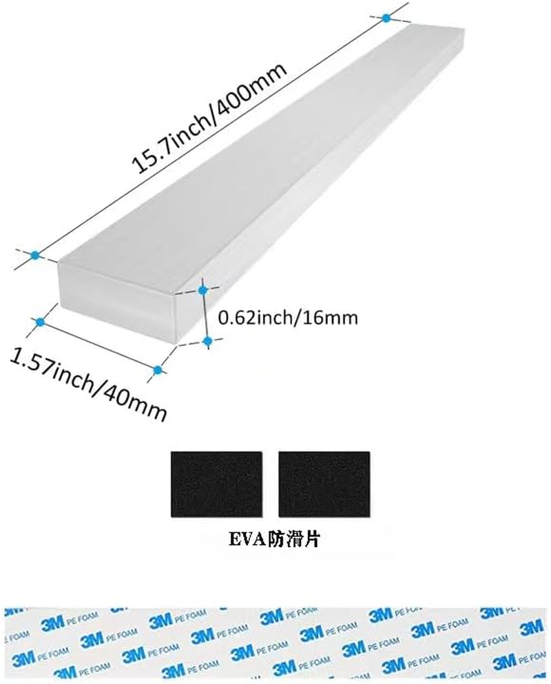 40 CM Self-Adhesive Magnetic Knife Holder, Heavy Duty Kitchen Knife Magnetic Strip for Fridge,Magnetic Knife Holder for Wall No Screws,No Drill Required,Easy to Install (Stainless Steel-40) image number 3