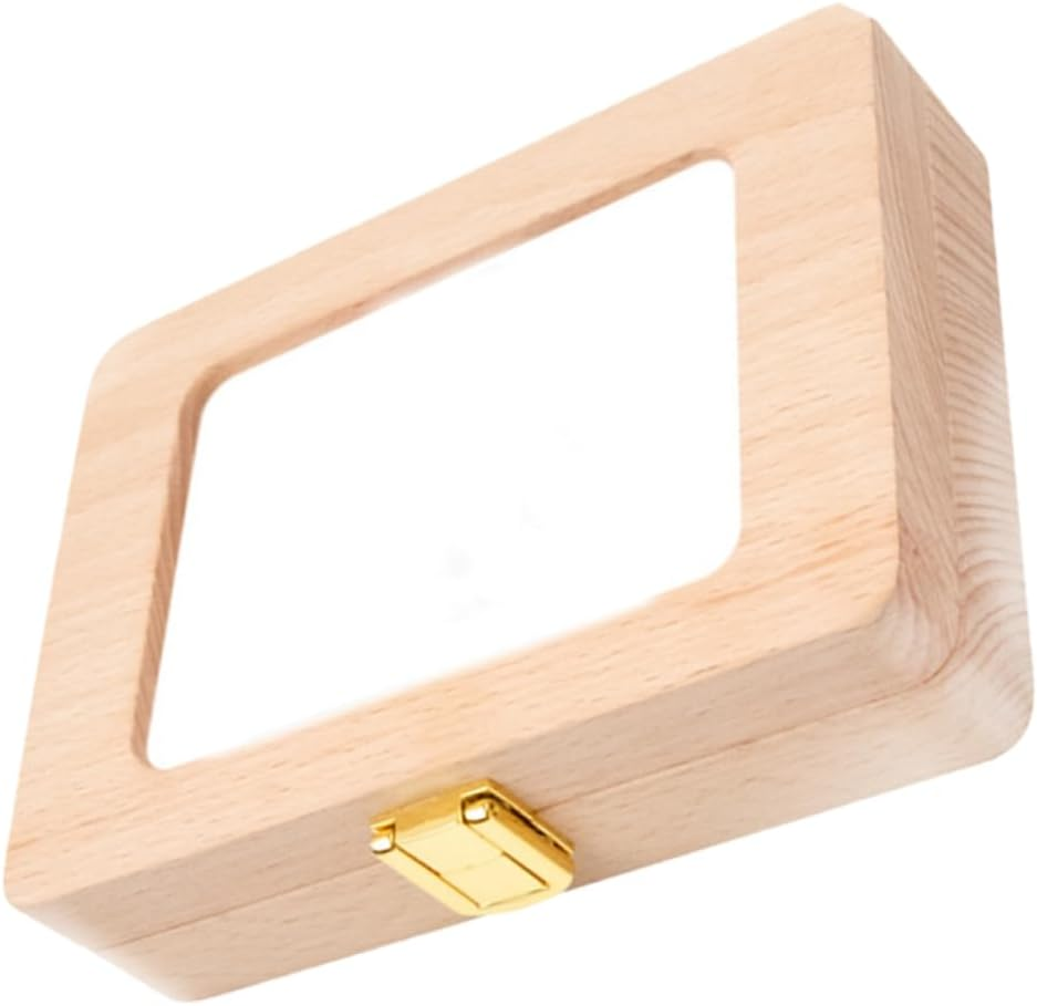 Wooden Boys and Girls Tooth Box Lost Tooth Storage Case Smooth Surface for Safe Use Portable Keepsake for Christmas Birthday Year image number 2