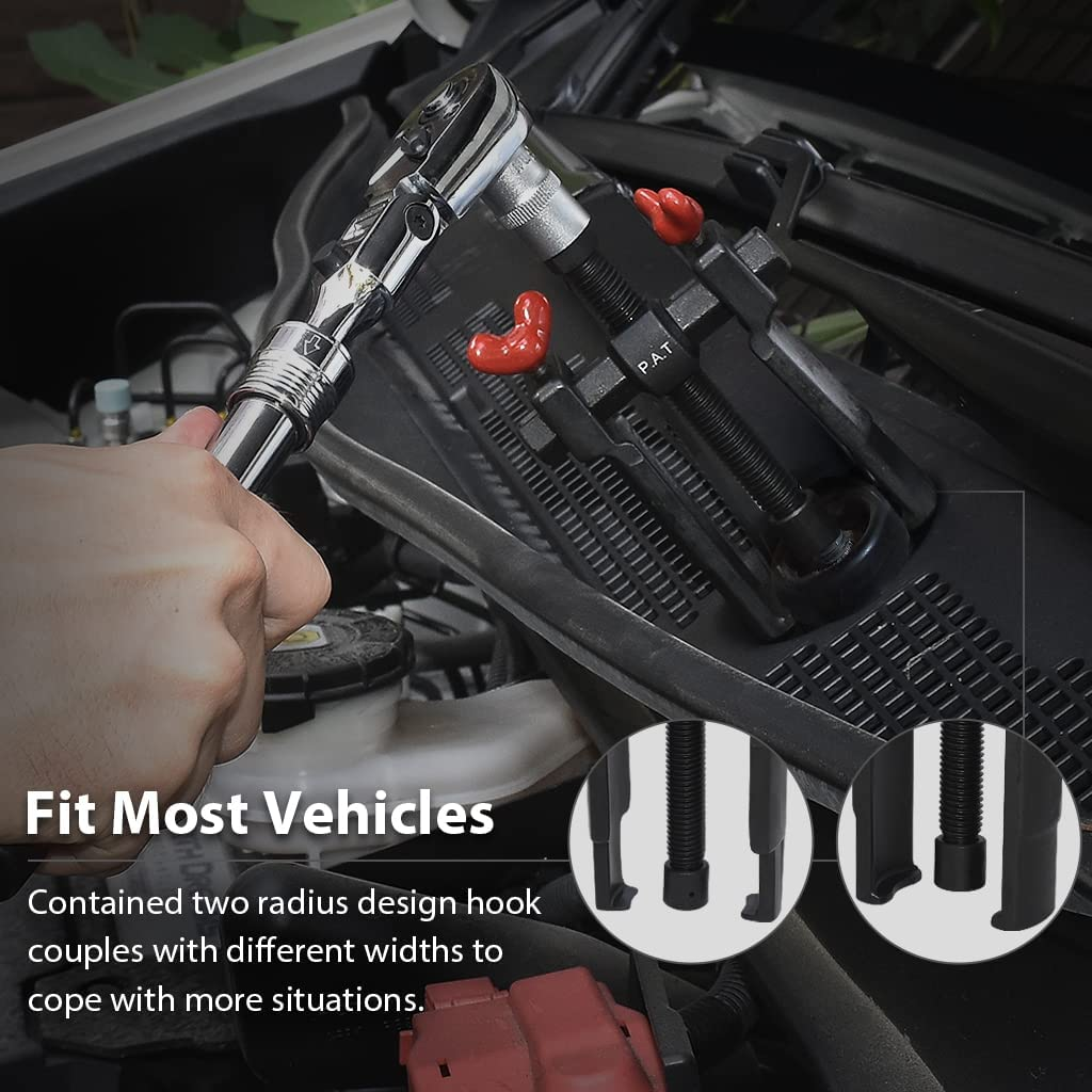 FIRSTINFO F3393 Patented Universal Windscreen Windshield Wiper Arm Puller/Battery Terminal Removal Tool - Heavy Duty, Adjustable, Made in Taiwan image number 4