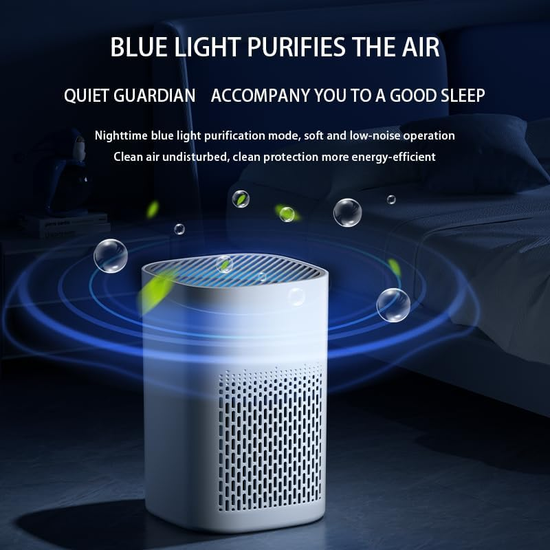 Air Purifiers for Bedroom Air Cleaner - H13 HEPA Filters, Fragrance for Better Sleep, Portable Air Purifier 20Db Quiet (Square Air Purifier) image number 1
