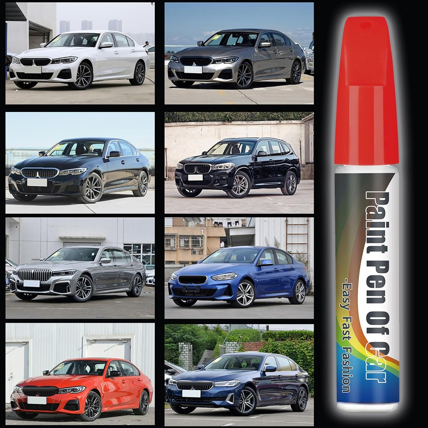 Auto Paint Repair Pen - 12Ml Waterproof Portable Auto Scratch Repair Pen,Multifunctional Car Accessories, Auto Paint Pen, Professional Vehicle Paint Repair Tool for Water Dirt image number 6