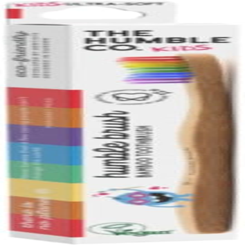 Humble Co BAMBOO TOOTH BRUSH-KIDS RAINBOW- ULTRA SOFT, 2600 Gram (Pack of 2) image number 1