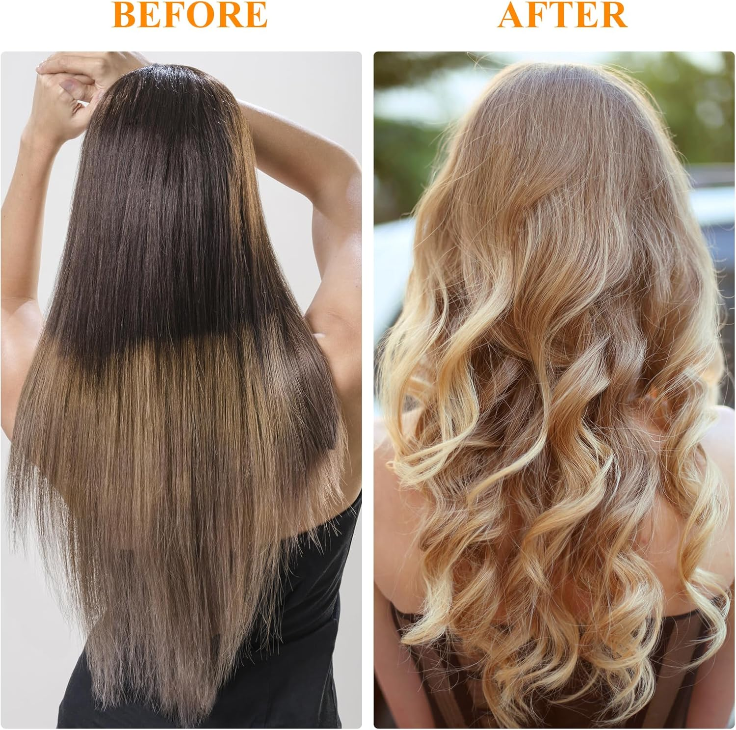 3PCS Lazy H Curler H Curling Tool Big Wavy Curling Tube Foam image number 3