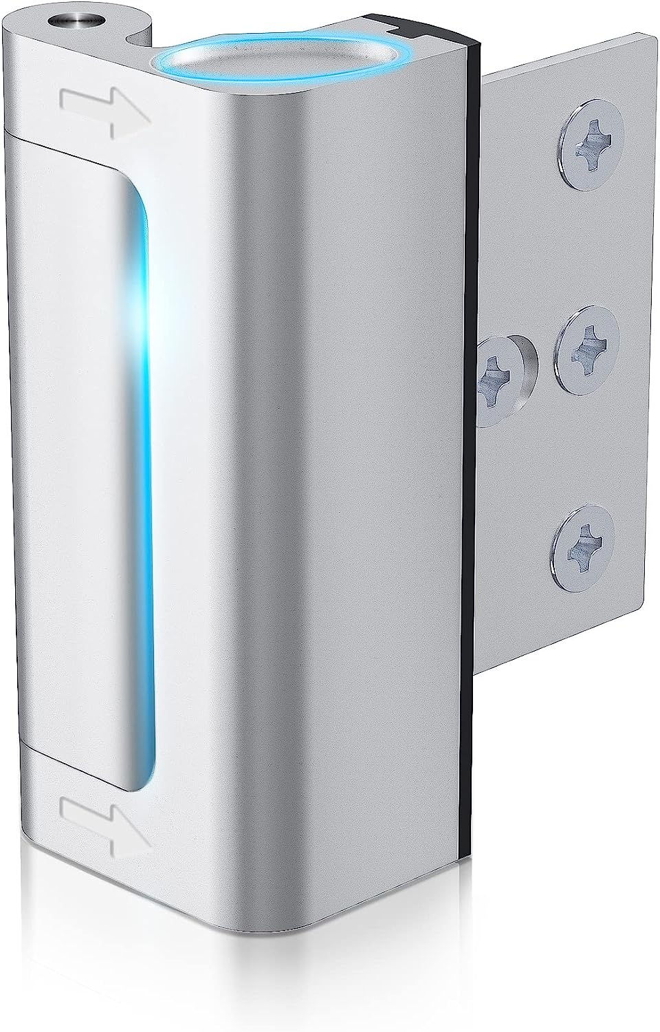 2 Pack Door Reinforcement Lock Withstands 800Lbs of Force - Black Extra Proof Door Lock for Kids Safety with 8 Screws Prevents Unauthorized Entry,Add a Door Security Locks for Home Safety & Privacy