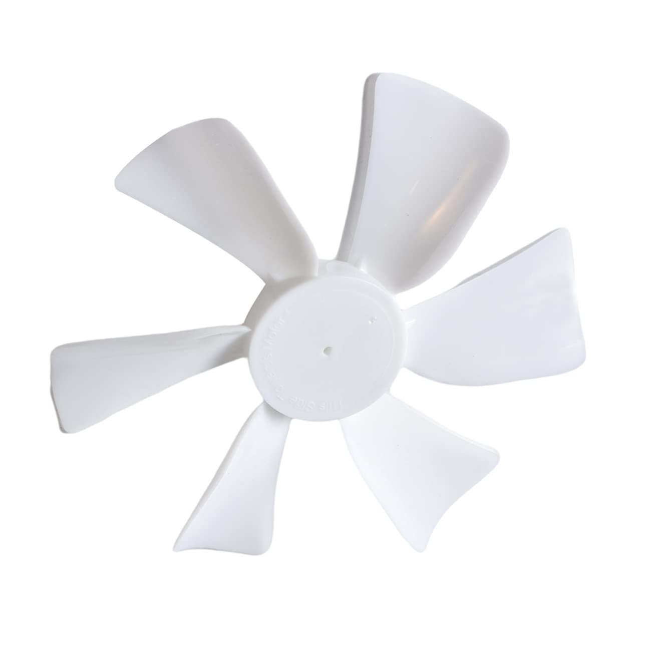 6 Inch RV Vent Fan Blade D-Bore Replacement White Vent Fan Blades for RV Bathroom Vent Fan with 0.094In D-Bore, 6In White RV Bathroom Fan Blade Replacement Camper Fan Blade image number 2