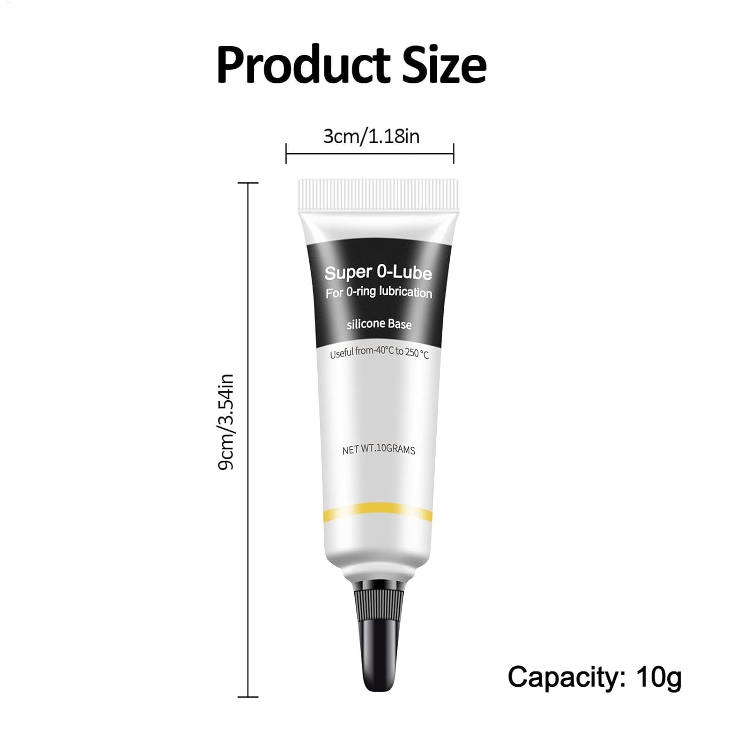 O Ring Grease | Long Lasting Silicone Grease | Multipurpose Valve Supplies, Food-Grade Gasket Lube for Faucets, Washer image number 1