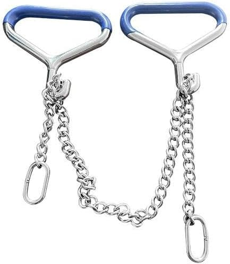 Cow Calving Apparatus, Forceps, Accessory, Heavy Duty Veterinary Tool, Stainless Steel Livestock Calving Instruments, 2 OB Handle 1 Chain - 1 Chain image number 4