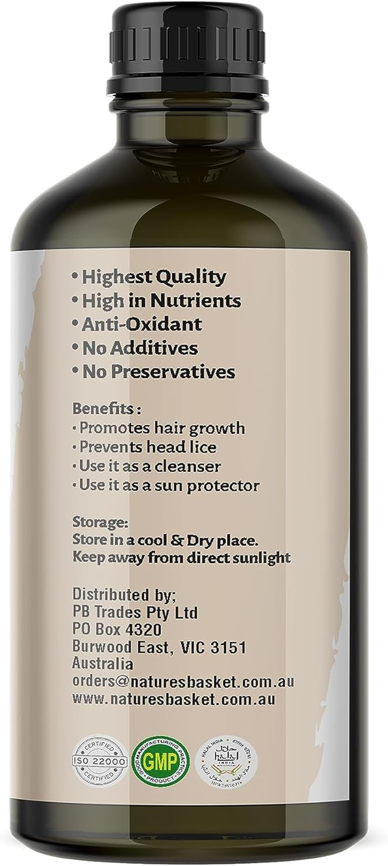 Nature'S Basket Cold Pressed Sesame Oil Ancient, Nutritive & Versatile Wellness Oil (100Ml) image number 1
