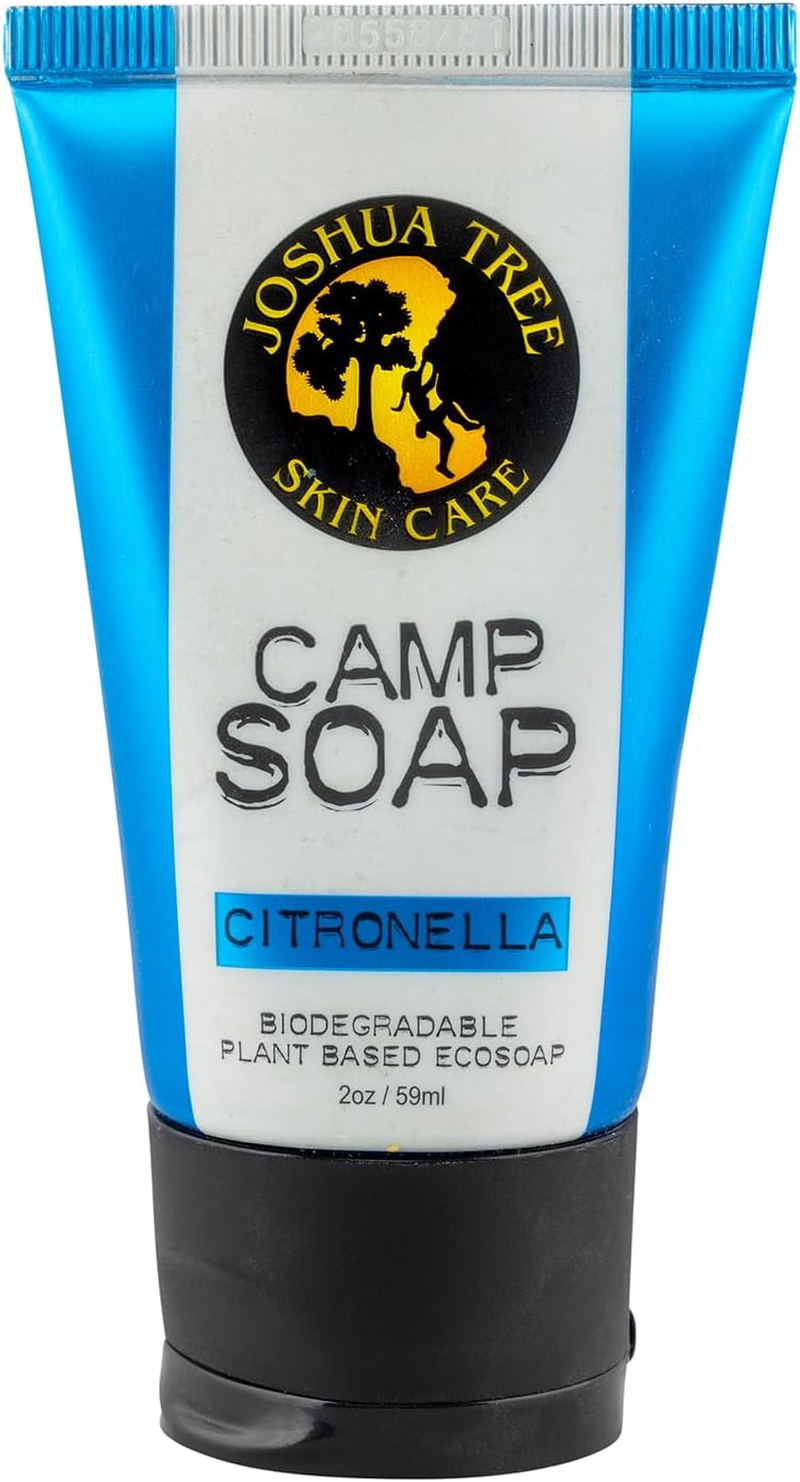 Joshua Tree Skin Care Biodegradable Citronella Camp Soap 2 Oz Plant Based Ecosoap