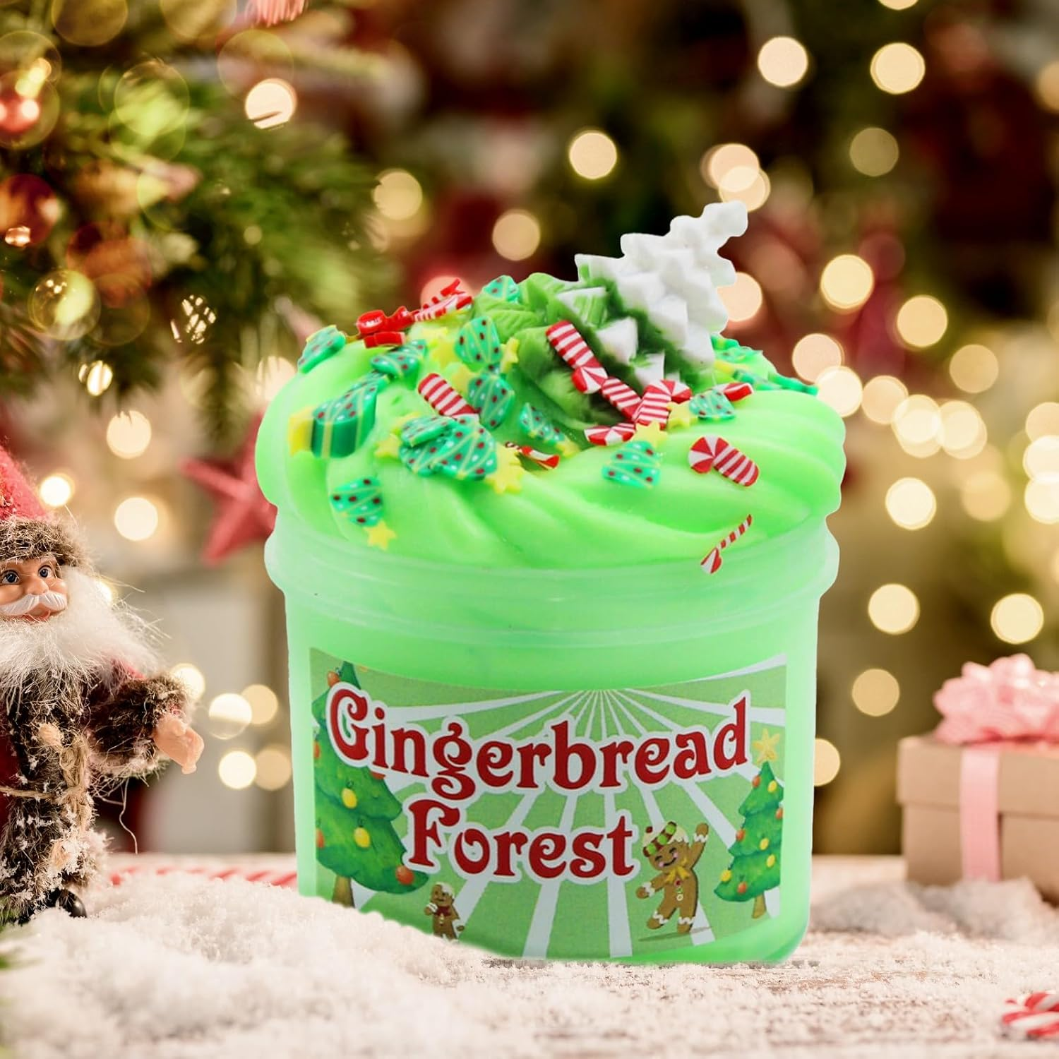 Slime Advent Calendar 2024 - Christmas Countdown Calendars 24 Days of Surprises with Different Texture Fluffy Slime Kit Funny Gifts Toy for Toddler Kids Teens Girls 4 5 6 7 8 9 10 11 12 Year Old image number 3