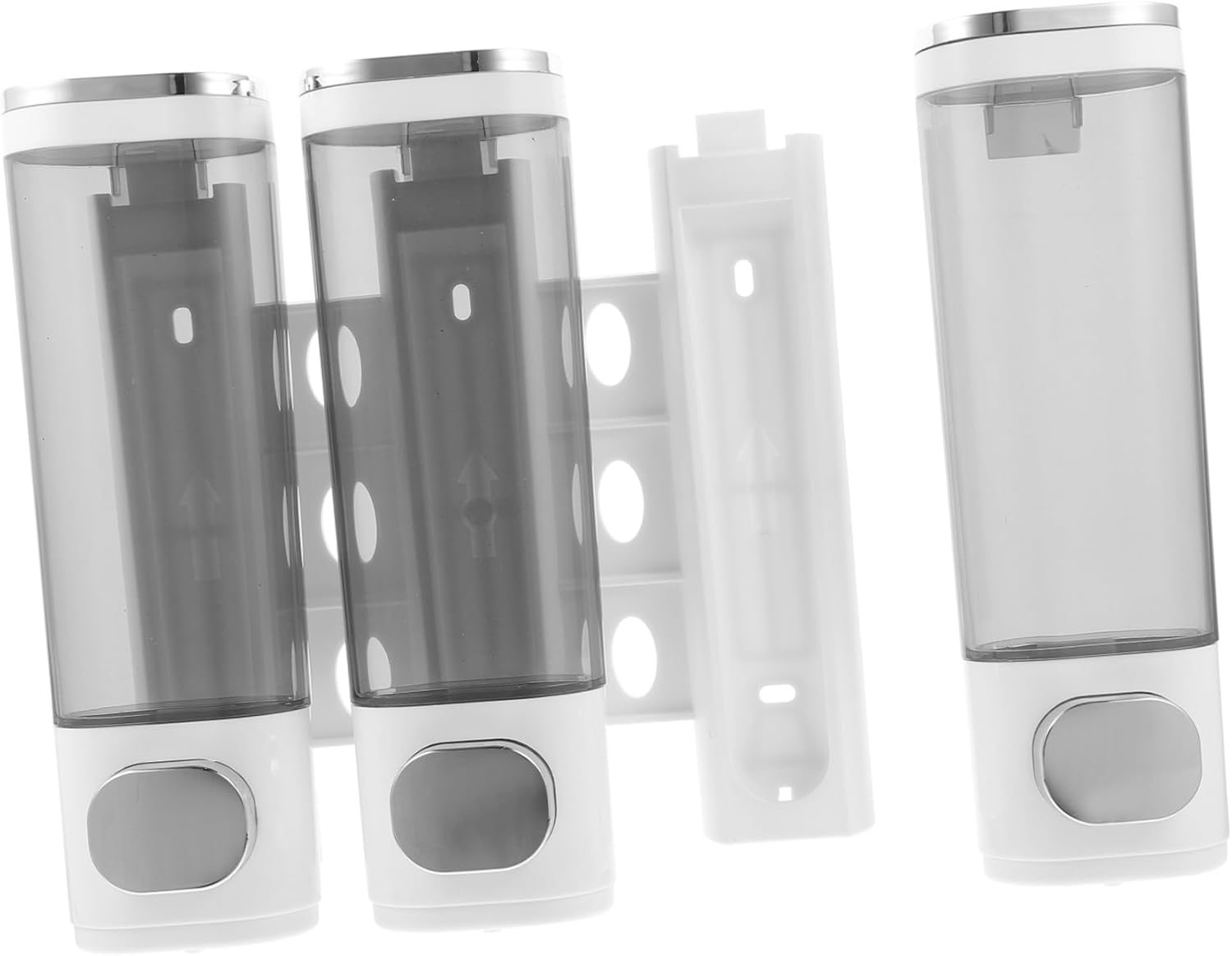 VICASKY Wall Mounted Soap Dispenser Chamber Manual Bathroom Shampoo Conditioner Dispenser for Shower Wall Soap image number 3