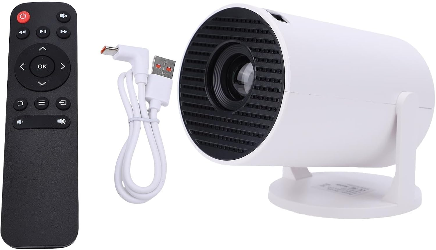 YUEHISY Small Wifi Video Projector, Home Theater Projector with Immersive Sound & Low Noise, Multi-Port Connectivity image number 4