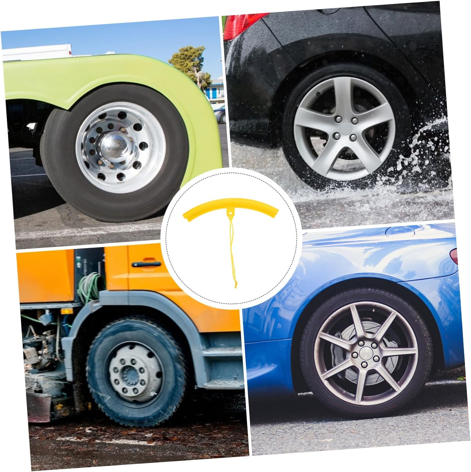 HORIALENCE 2Pcs Rim Protectors for Car and Motorcycle Thick Wear-Resistant Wheel Rim Protectors Scratch Prevention Stylish Design for Enhanced Vehicle Aesthetics Automotive Accessories image number 5