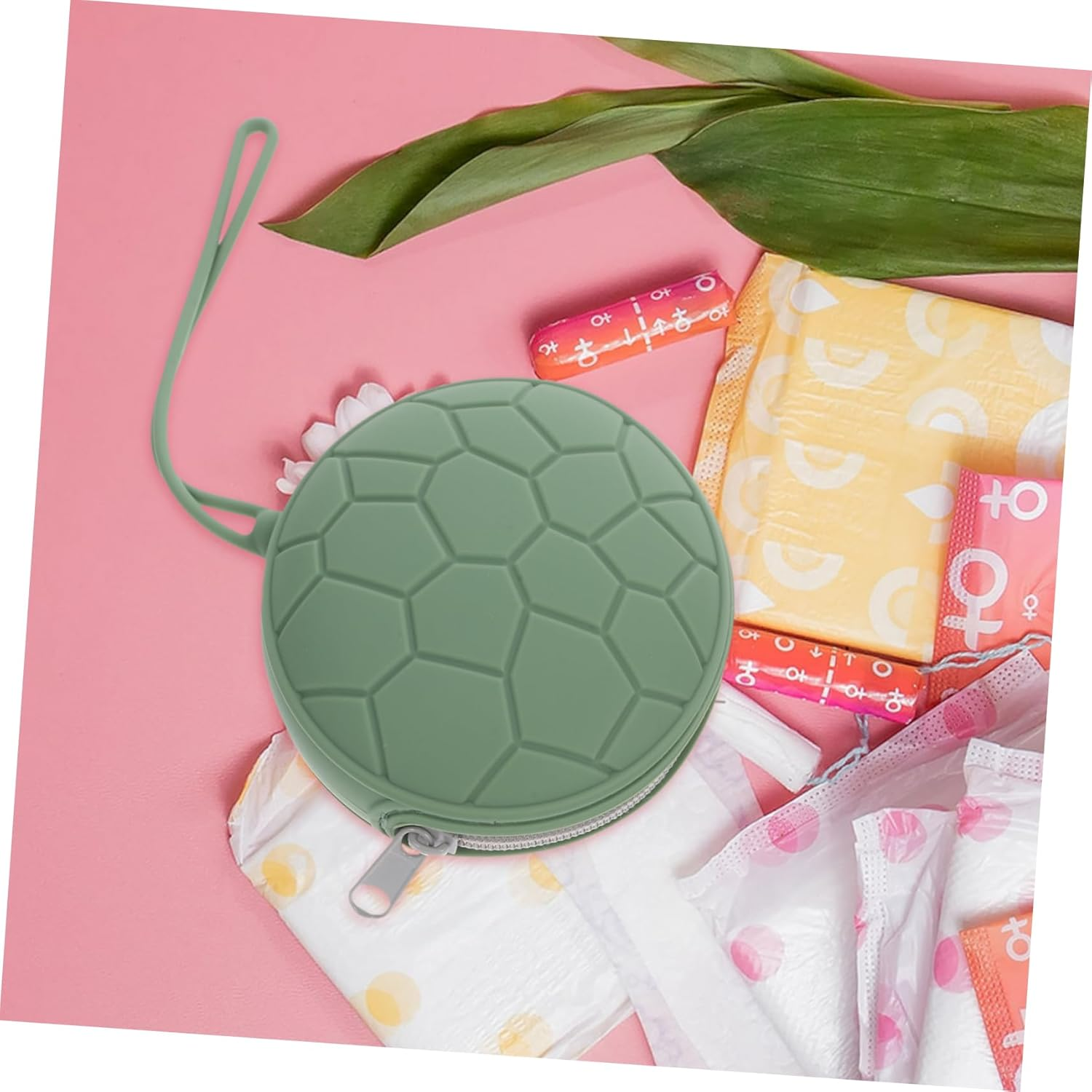 ZUNOXAZ Silicone Pouch for Menstrual Cups and Items Leakproof Lightweight Travel Organizer Portable Holder for Outdoor Use Easy to Clean and Store Handbag Backpack image number 2