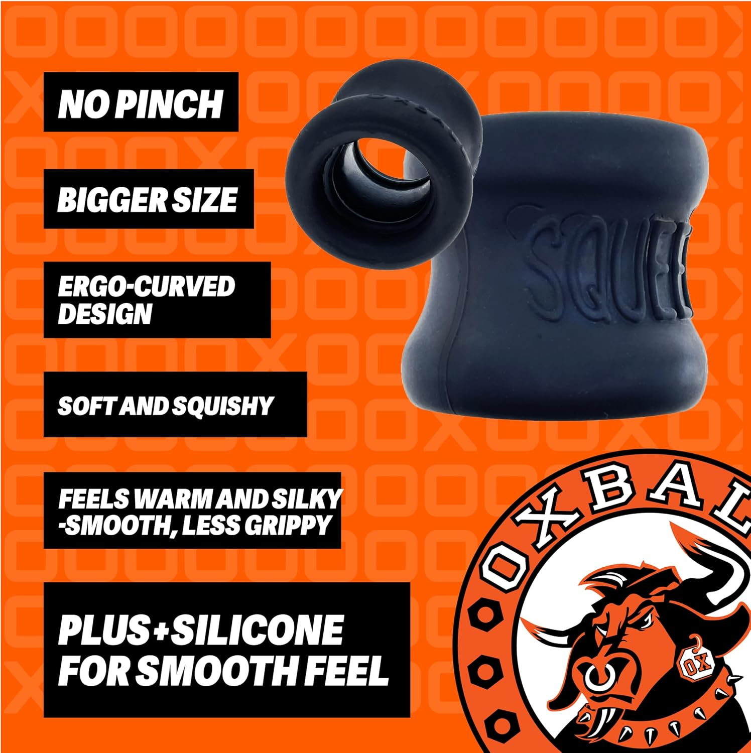 OXBALLS SQUEEZE Ballstretcher Plus+Silicone&trade; Special Edition NIGHT image number 2