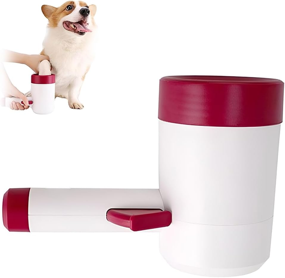 Pet Clean Foot Cup,Dog Cleaning Cup,Pet Soft Silicone Brush,Paw Brush Cleaner,Dog Paw Cleaner,For Small Medium Dogs,Portable Dog Paw Cleaner Tool,Easy to Use and Clean