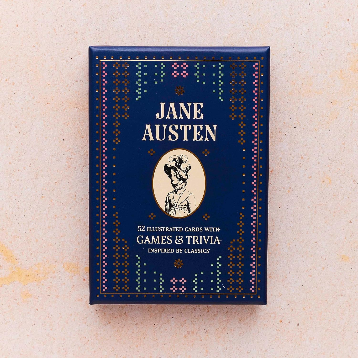 Jane Austen - a Card and Trivia Game: 52 Illustrated Cards with Games and Trivia Inspired by Classics image number 1
