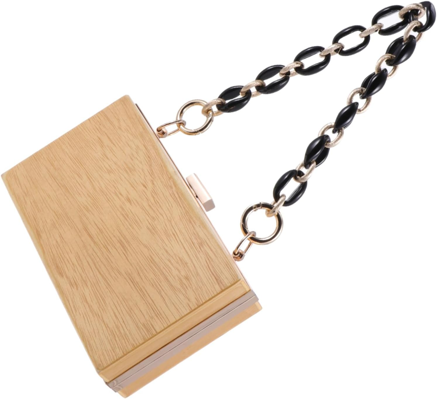 TEHAUX 3Pcs Short DIY Purse Handle Strap Bag Chain Replacement Handbag Decoration Chain Purse Handle Strap DIY Bag for Handbags Accessories for Luggage image number 1