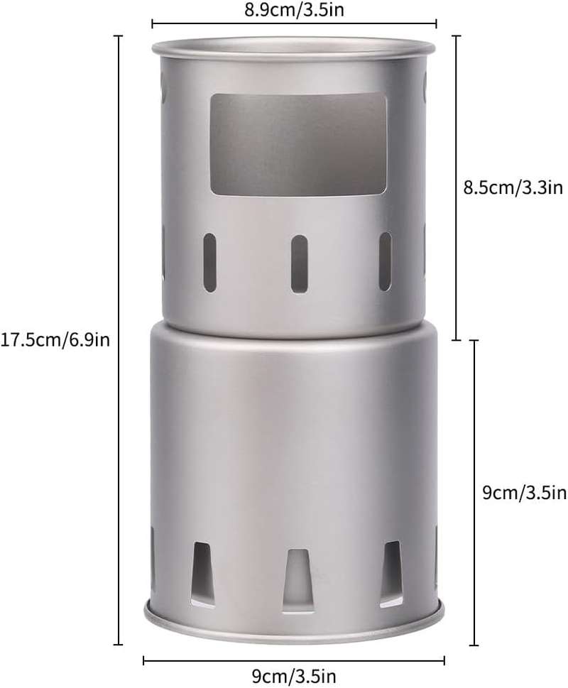 Xinyee Portable Wood Burning Stove Folding Camping Stove Backpacking Stove for Outdoor Hiking image number 2