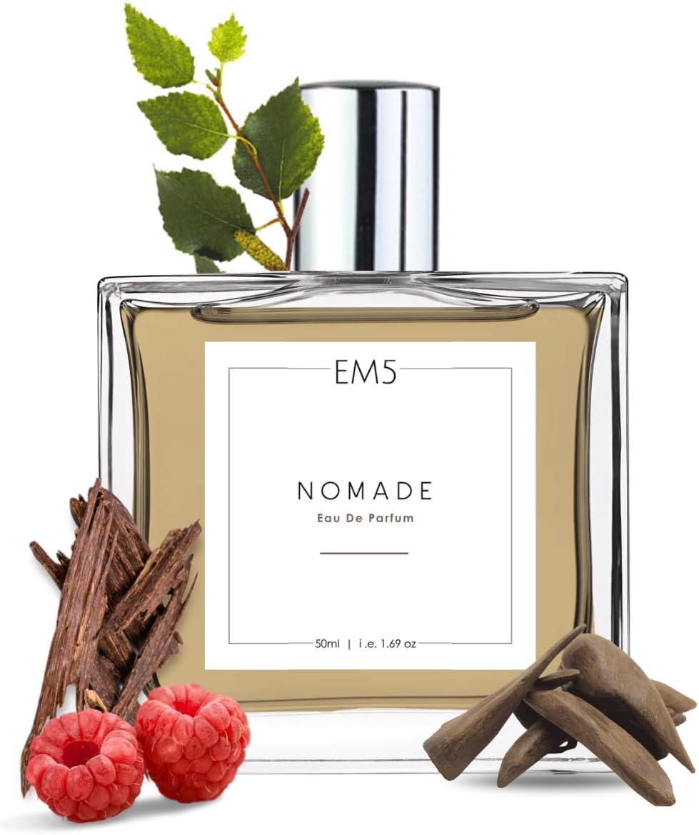 Em5 Nomade Unisex Perfume for Him/Her | Amber Oud Smoky Leather | Perfume Spray for Men & Women | Strong & Long Lasting Fragrance | Him & Her image number 5