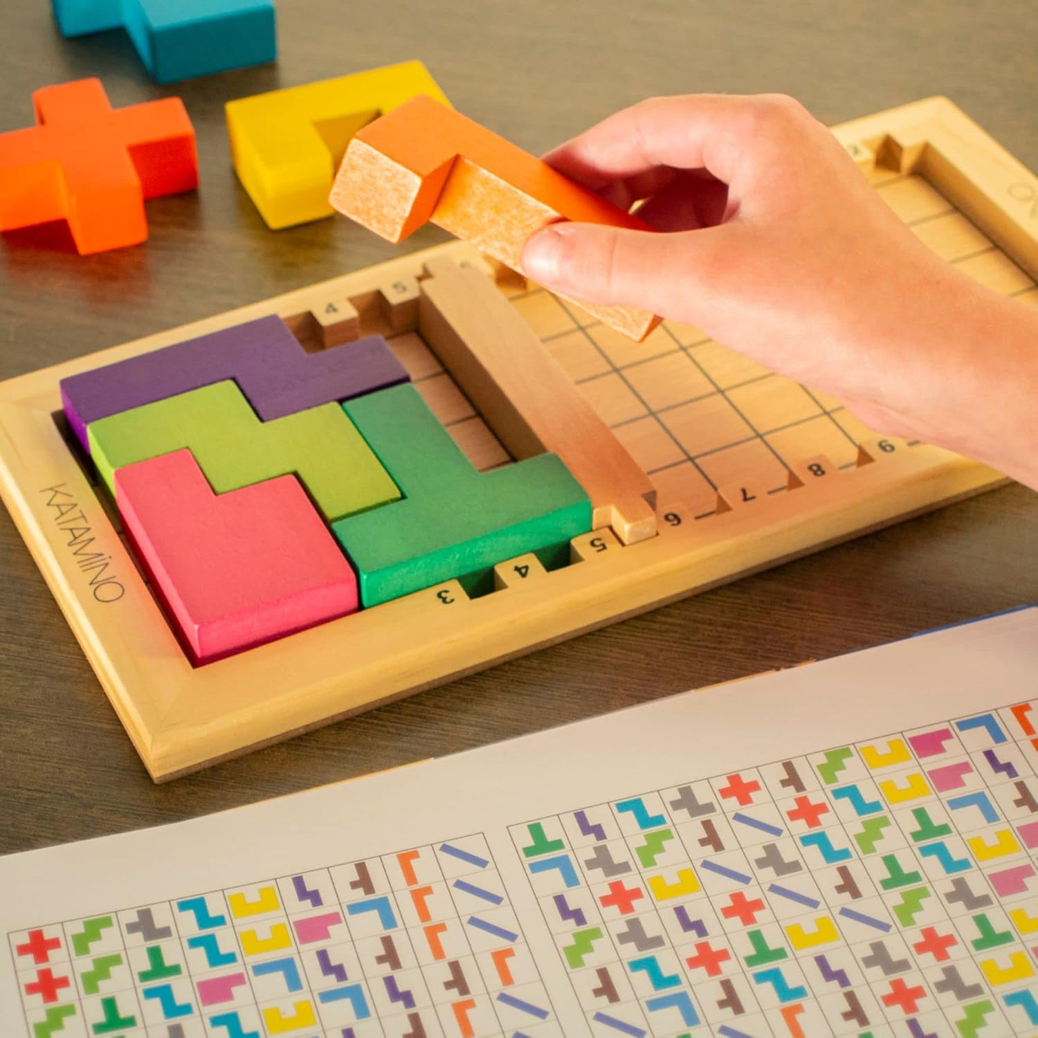 Katamino: Puzzleholzspiel F&uuml;r 1-2 Spieler