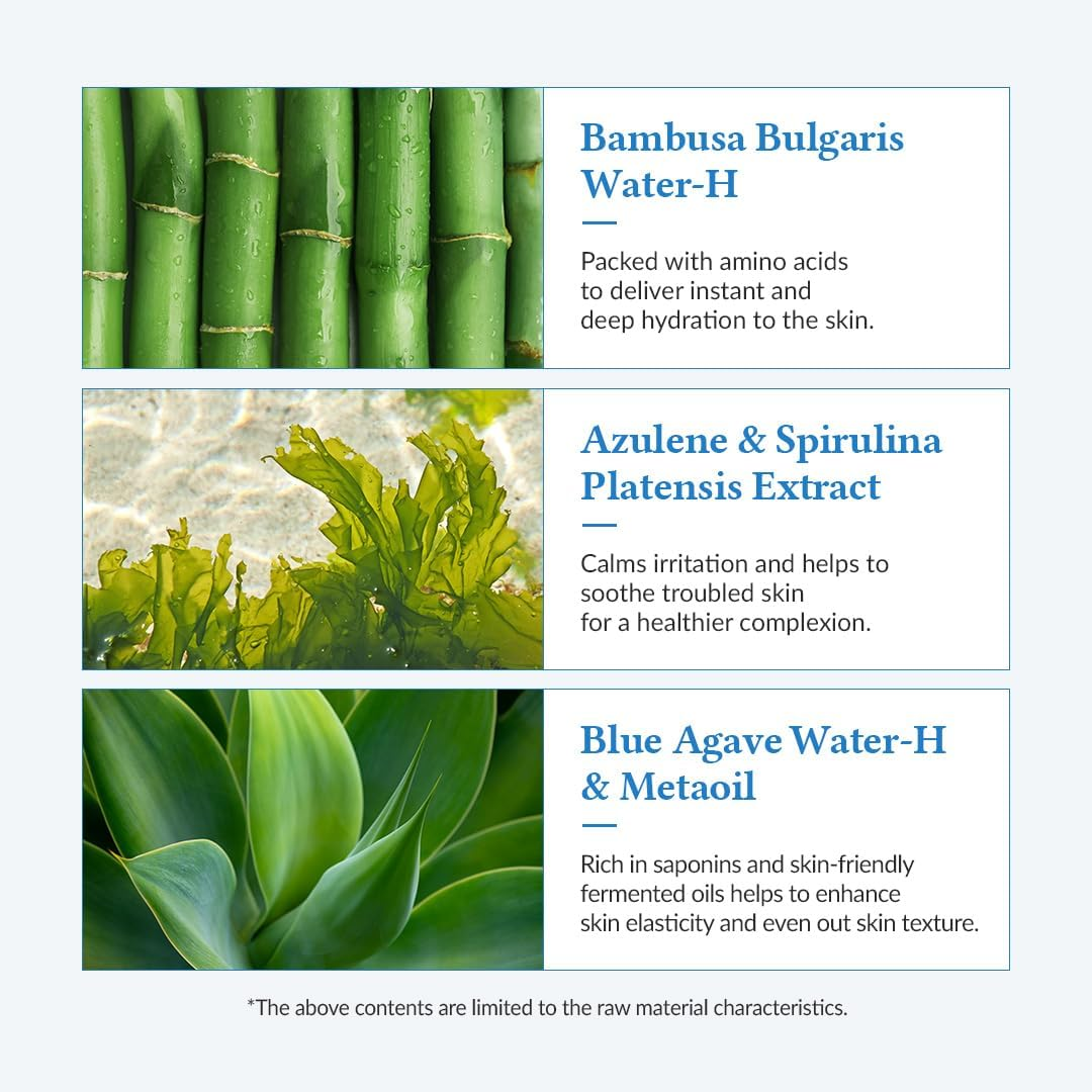 Dr.Althea Aqua Blue Hydration Mask | Reduce Facial Puffiness with Tannins | Sheet Mask for Long-Lasting Hydration | Vegan Korean Skincare (Pack of 4) image number 5