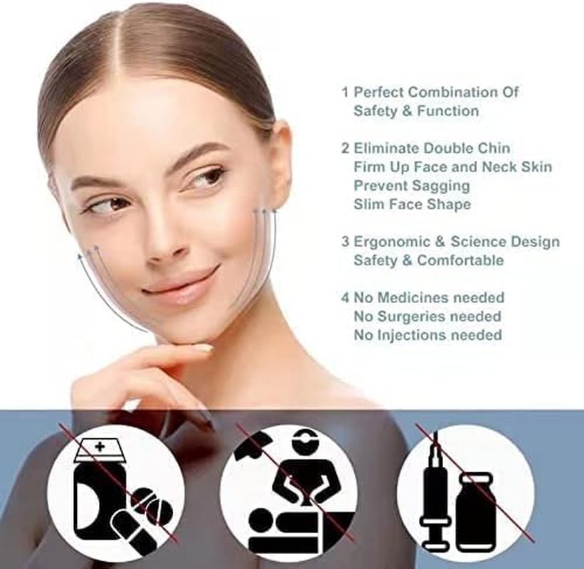 LGLAU Beauty Face Contouring Sleeping Mask Chin, Reusable V Line Lifting Mask,V Line Faces Masks, (Pink) image number 3