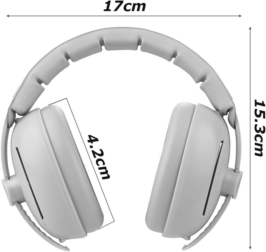 Baby Ear Muffs,2-In-1 Baby Noise Canceling Headphone,Protective Earmuffs,Toddlers Baby Earmuffs,Infant Hearing Protection,Muffs Noise Protection image number 3