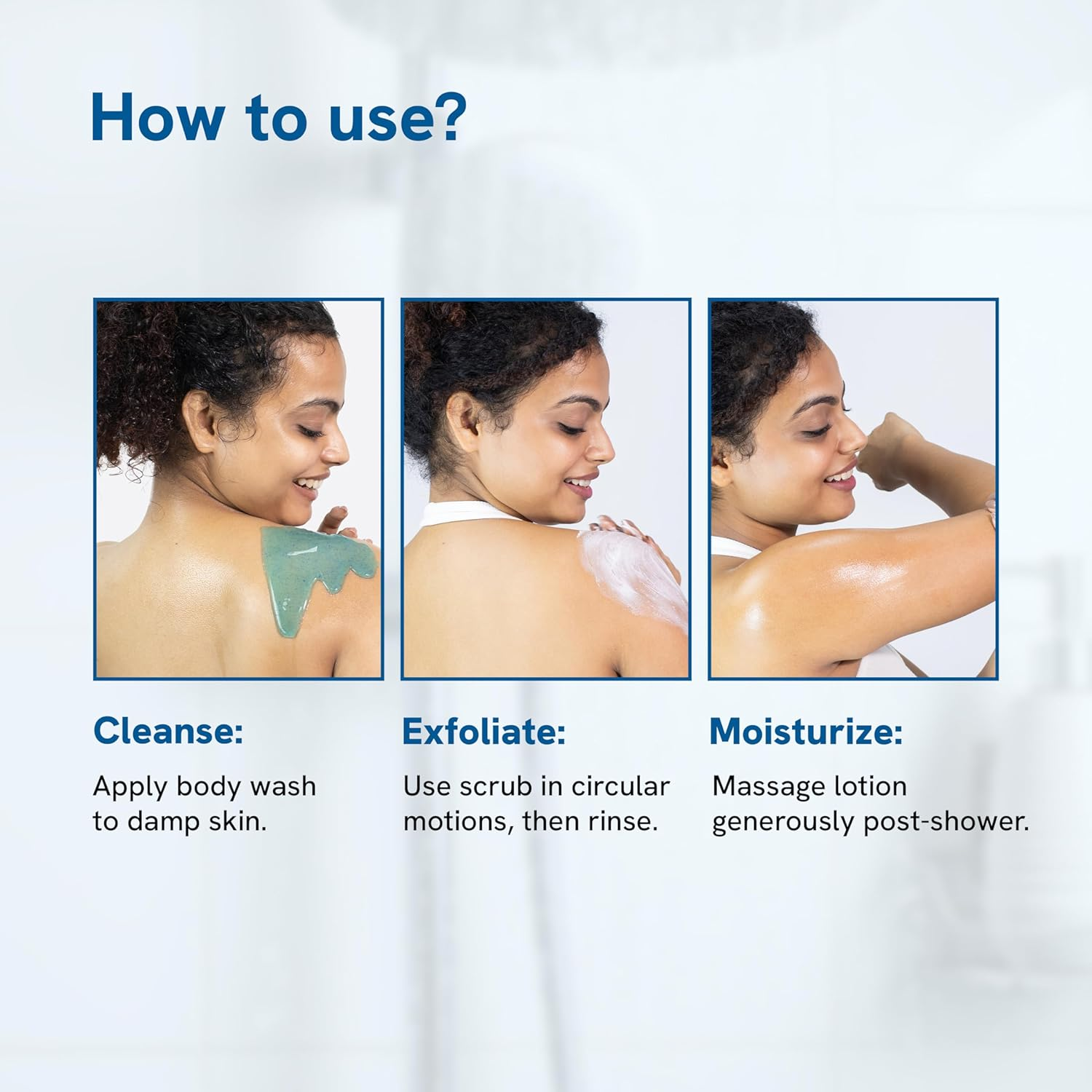 Be Bodywise Strawberry Skin Pack | with 1% SA Body Wash, 5% Lactic Acid Body Lotion & 10% AHA Scrub | Exfoliates, Reduces Body Acne, Strawberry Skin & Uneven Skin Texture | 650Ml image number 2