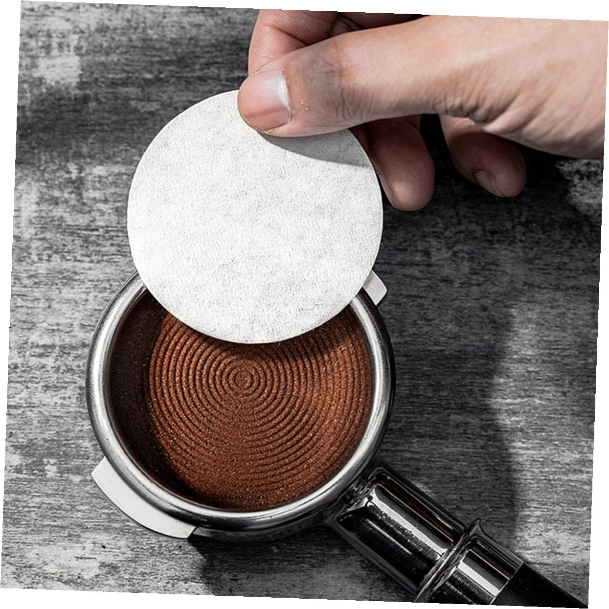 COHEALI 300Pcs Unbleached Coffee Filter Paper Espresso Filtering Paper Disposable Filter Pads for Manual Drip Coffee image number 4