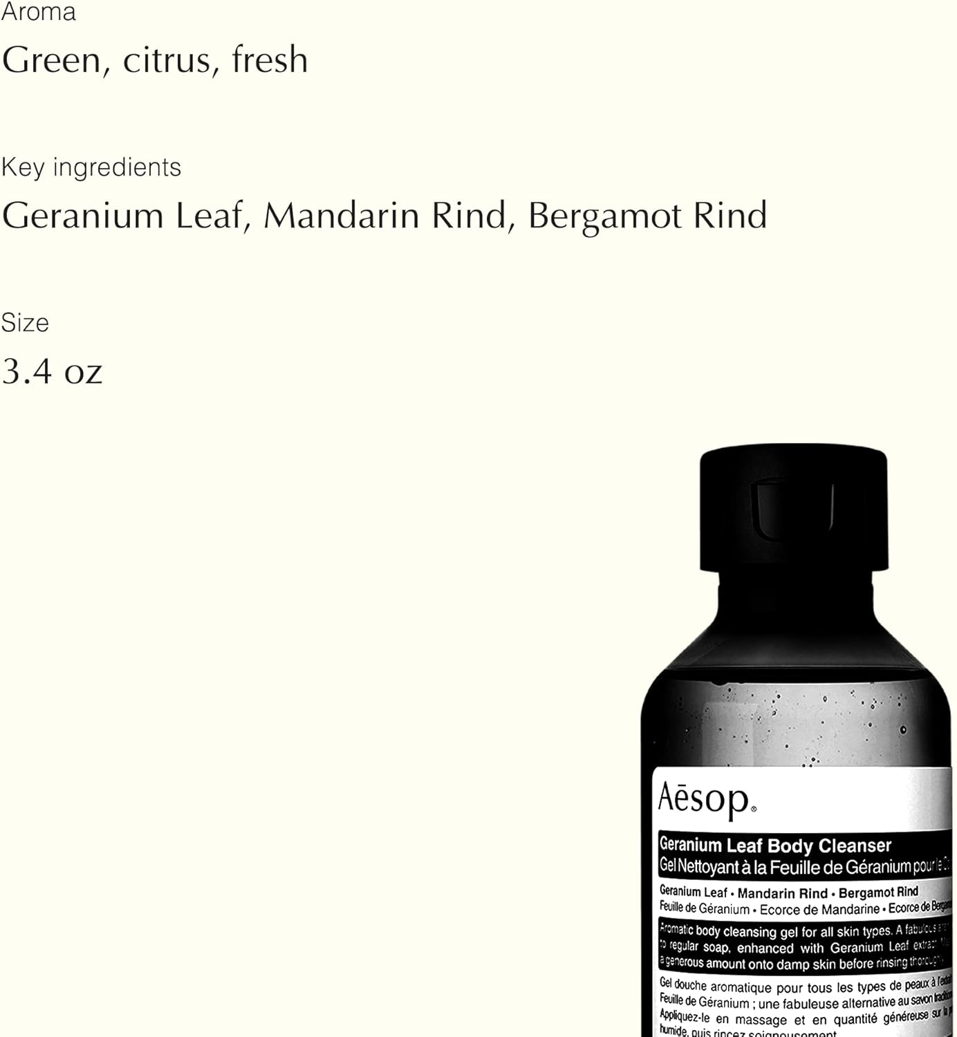 Aesop Geranium Leaf Body Cleanser 100Ml/3.4Oz image number 4
