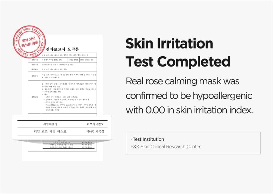 ISNTREE Real Rose Calming Mask, 1 Count