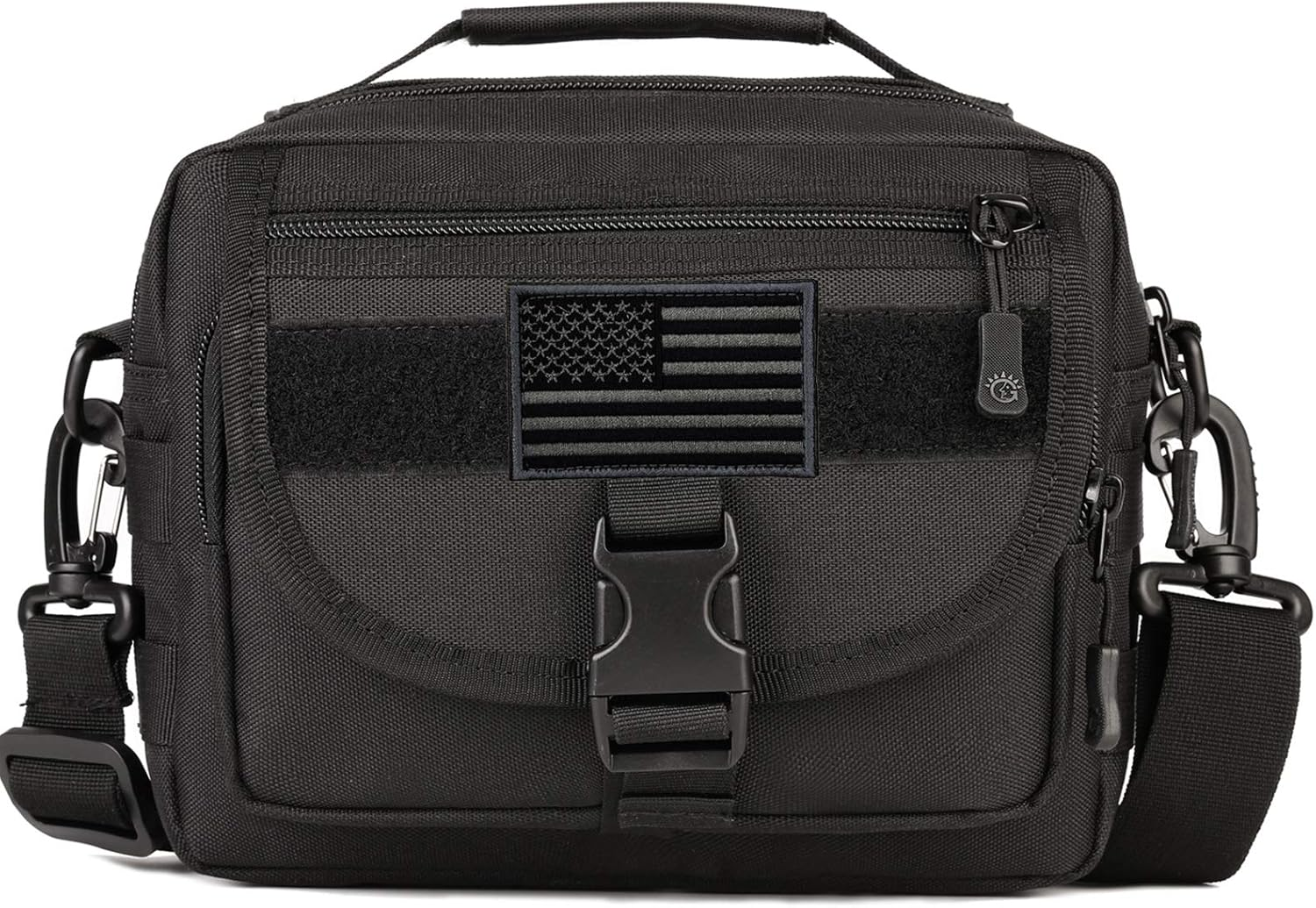 Protector plus Tactical Messenger Bag Men Small Military MOLLE Crossbody Pack (Patch Included)