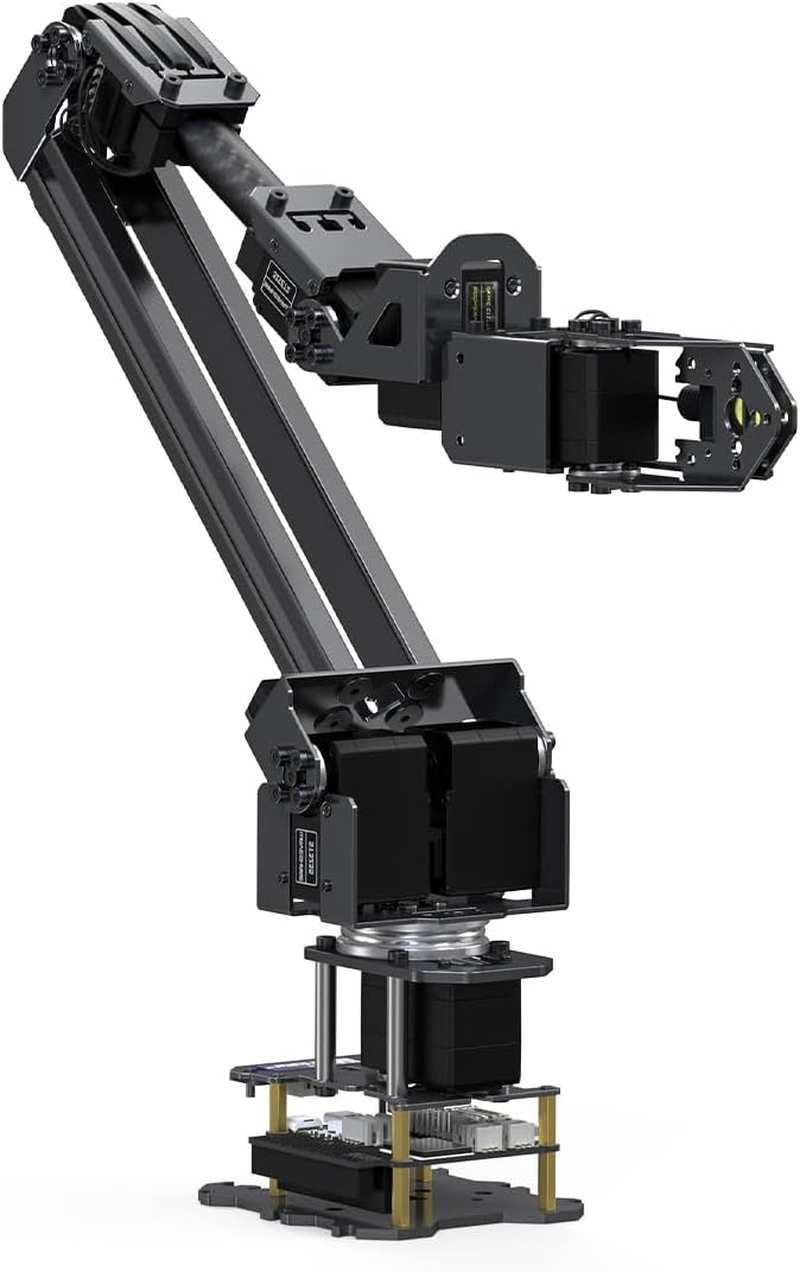 Waveshare Robotic Arm Kit, Desktop Robot Kit, 5 + 1 DOF, Based on ESP32, Wireless Control, 2-DOF Wrist Joint, Compatible with Lerobot, Adopts 5X All Metal ST3235 Bus Servos image number 2