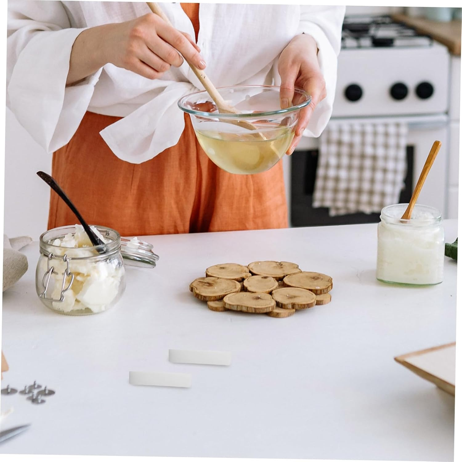 MERRYHAPY Moisturizing Handmade Soap Base Bar Glycerin Diy Organic Soap Makers Kit