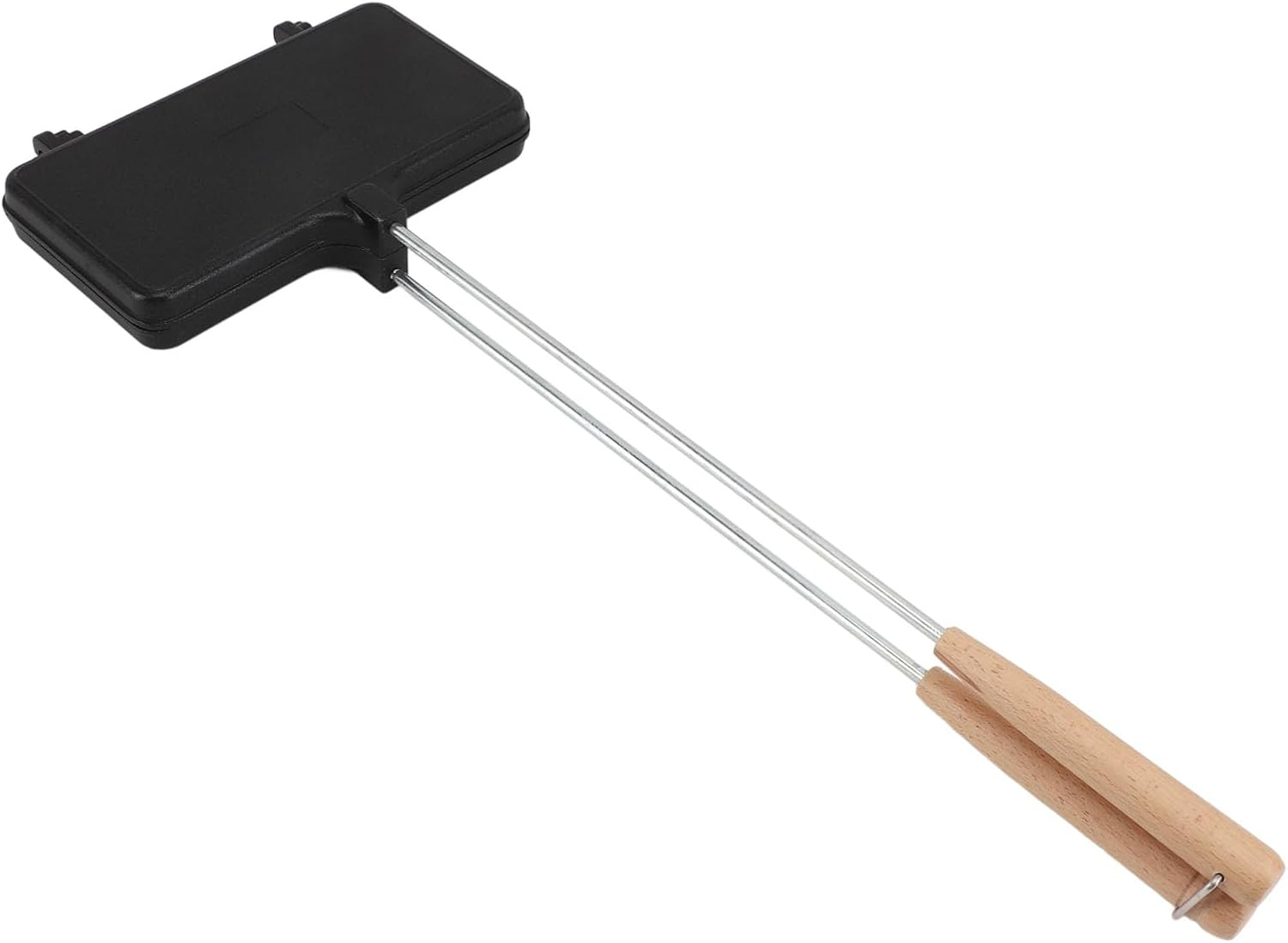 Hot Maker, Aluminum Alloy Grilled Cheese Maker with Long Handle, Double Sided Nonstick Hot Dog Toaster Baking Pan Flip Grill Pan for Breakfast image number 5