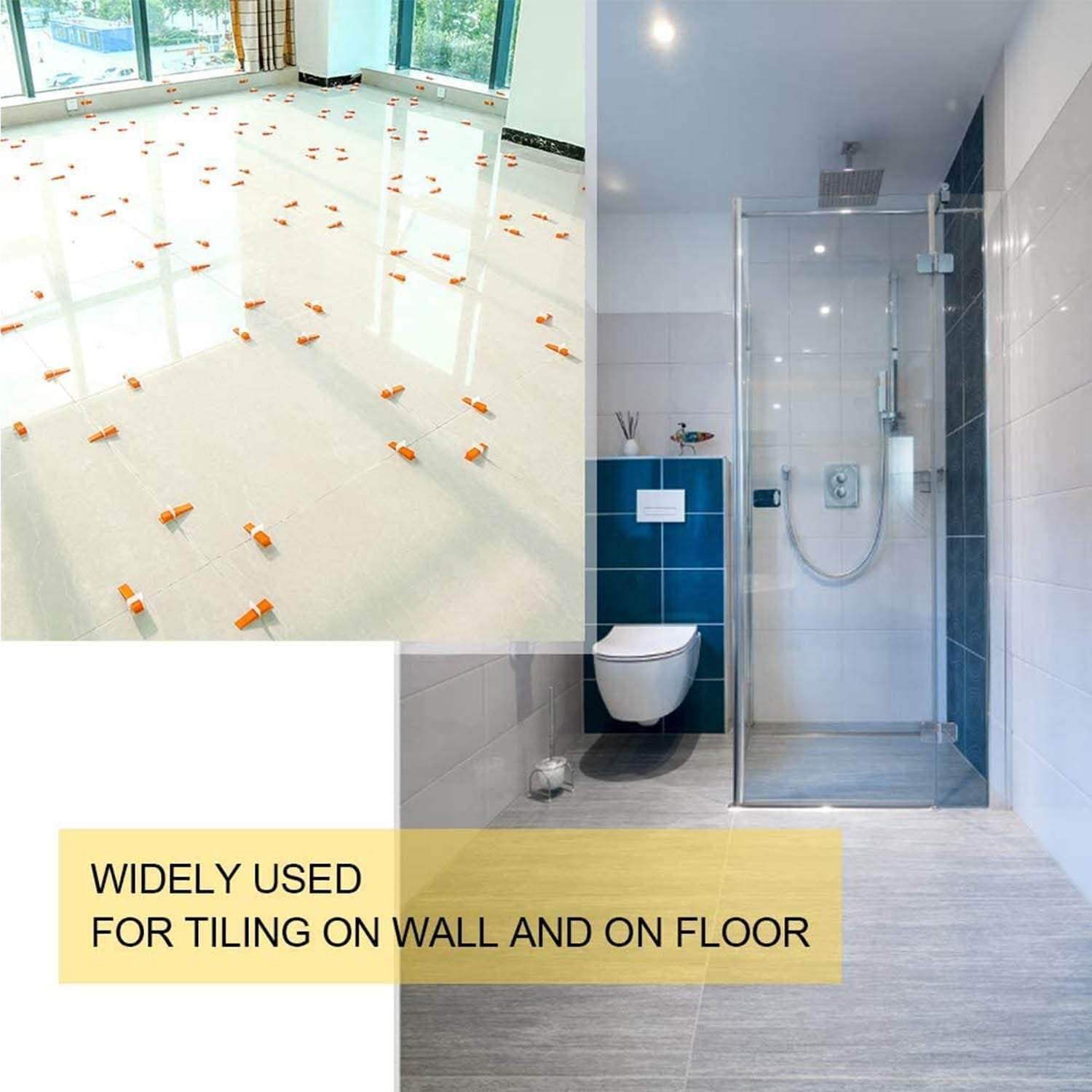 Salesbay Wedges 200Pcs Tile Leveling System Spacer Tiling Tool Floor Wall image number 1