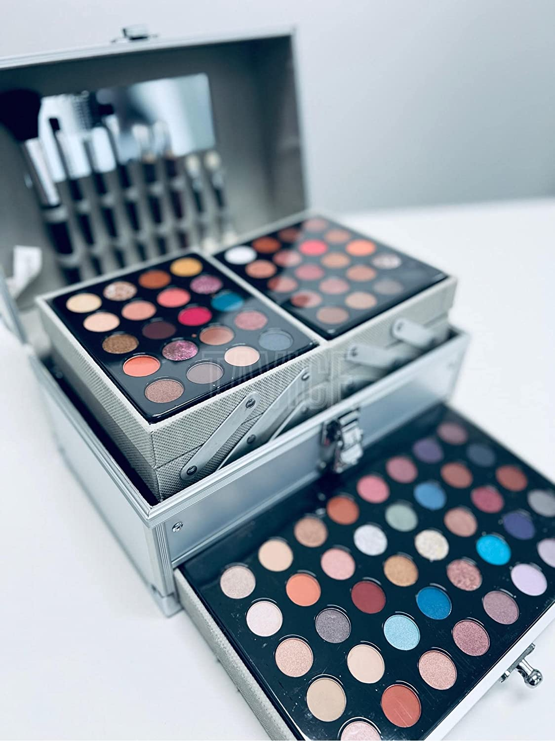 Professional Makeup Set Face Powder Matte Shimmer Eyeshadow Palette Lipstick Makeup Brushes Highlighter Bronzer Make up Kit image number 1