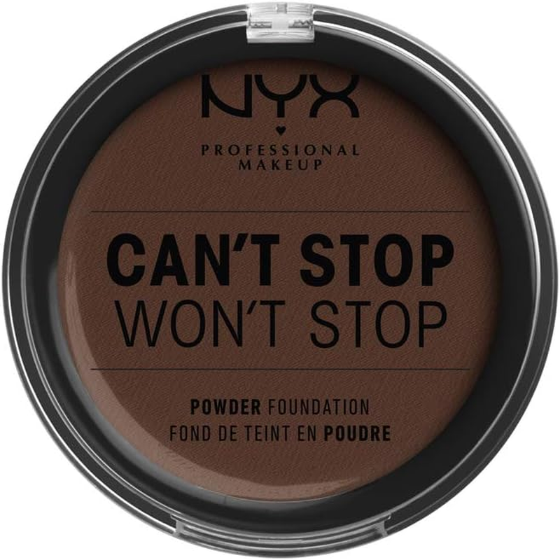 NYX Professional Makeup Can'T Stop Won'T Stop Full Coverage Powder Foundation - Deep Espresso