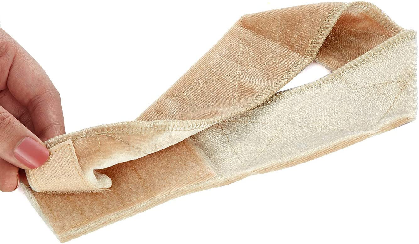 WILLBOND 10 Pieces Velvet Wig Grip Band Flexible Velvet Wigs Headband Non Slip Adjustable Grip Headband for Women Men image number 6